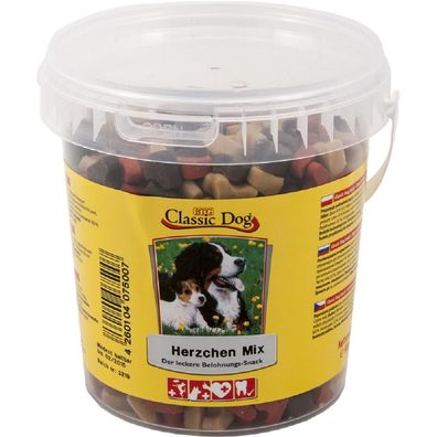 Classic Dog? Herzchen Mix - 8 x 500g ? Hundesnack