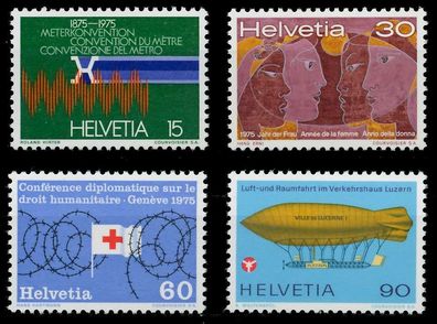 Schweiz 1975 Nr 1046-1049 postfrisch S2D408A