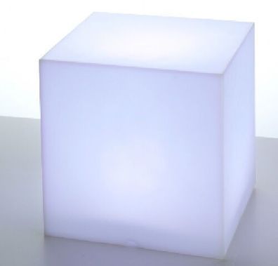 LED Würfel Dekoration mit Farbwechsel Licht Leuchtmittel 6,5 cm 15334 Party Tisc