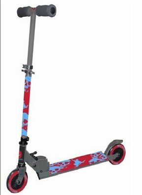 Kinder Scooter DL S07 mit 125mm PVC Reifen in grau Roller Cityroller Kinderrolle