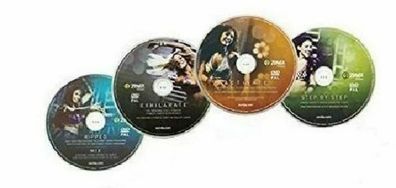 Zumba Exhilarate Body-Shaping-System, 4 DVD's Nr. 8 tanzen Fitness Gymnastik,