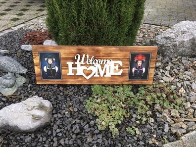 Black Forest Judith Schriftzug " Welcome Home", Sebastian Wehrle Postkarten