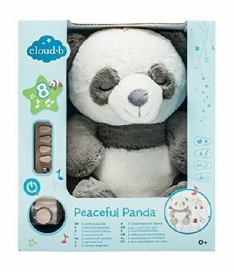 cloud b Pandabaer, Einschlafhilfe Peaceful Panda, Kuschelbär, Geschenk Taufe Gebu