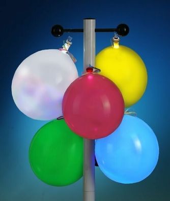 LED Luftballons Luftballon 5 Set für Party 13204 farbig Deko Fest, Silvester