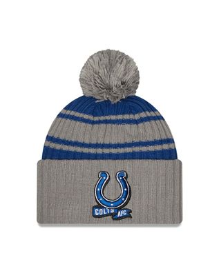 NFL Indianapolis Colts Sideline 2022 Bobble Wollmütze cuffed knit 196314140300