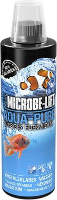 Microbe lift Wasseraufbereiter Aqua-Pure - flüssiges Filtermedium mit Bakterien ...