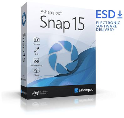 Ashampoo Snap 15 Screenshot App|1 PC/ WIN|Dauerlizenz|Download|eMail|ESD
