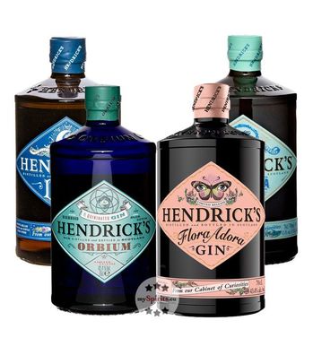 Hendrick?s Gin Set Editionen ? Flora Adora, Orbium, Lunar & Neptunia (43,4 % Vol., 2,
