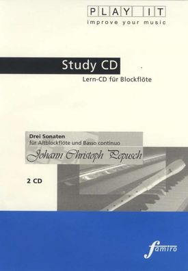 Study-CD for Recorder - Drei Sonaten - - (CD / S)