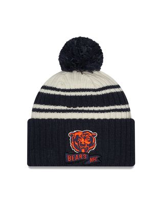 NFL Chicago Bears Bär Sideline 2022 Chrome Bobble Wollmütze cuffed knit 196314140997