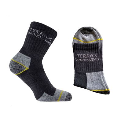 Kurzschaft Socken Arbeit Baumwolle langlebig robust Terrax Gr. 39-42 43-46 47-50