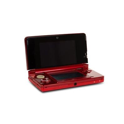 Nintendo 3DS Konsole in Metallic Rot / Red OHNE Ladekabel - Zustand akzeptabel