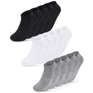 10 Paar Damen & Herren Premium Sneaker Socken mit Meshstreifen 16510