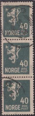 Norwegen 130A O dreier #052158