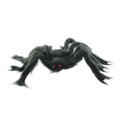 Edco Halloween Spinne mit Haaren und roten Augen