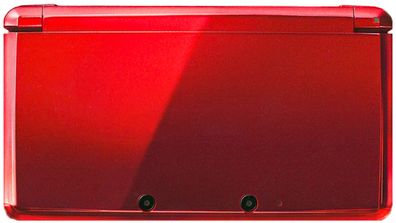 Nintendo 3DS Handheld-Spielkonsole Metallic Rot