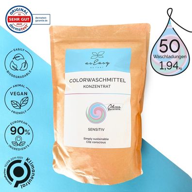Colorwaschmittel Konzentrat - Sensitiv (ohne Duft) 50 Waschladungen