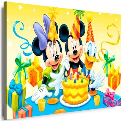 Bilder Leinwand Cartoons Disney Micky Maus für Kinderzimmer Kunstdruck Film