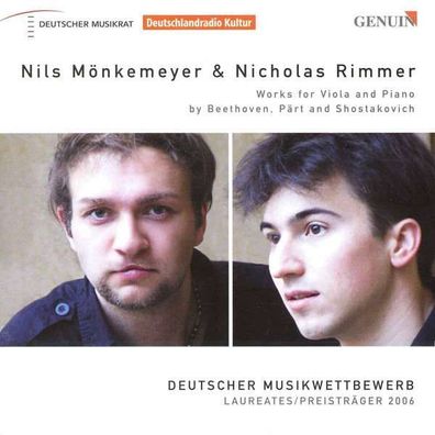 Nils Mönkemeyer & Nicholas Rimmer - Werke für Viola & Klavier - Genuin - (CD / ...