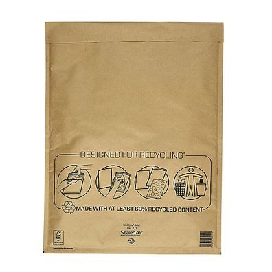 Luftpolstertaschen Mail Lite K/7 Innenmaße: 350x470mm goldgelb 50St