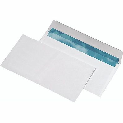 Briefumschläge DIN lang 110x220mm ohne Fenster HK Recycling weiß 500St