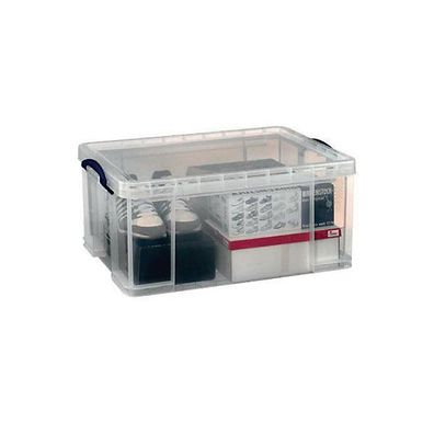 Aufbewahrungsbox Really Useful 64C, 64 Liter, 710 x 440 x 310 mm, transparent
