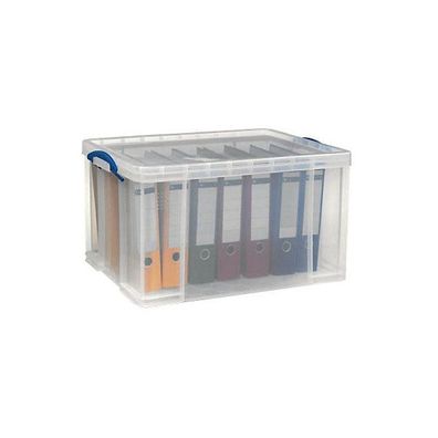 Aufbewahrungsbox Really Useful 84C, 84 Liter, 440 x 380 x 710 mm, transparent