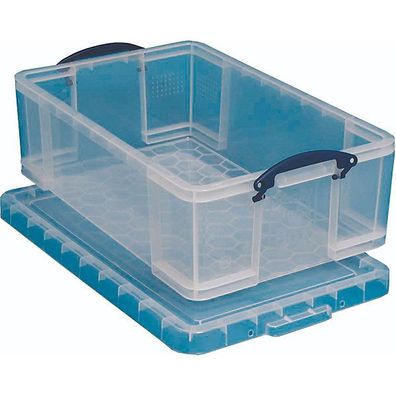 Aufbewahrungsbox Really Useful 50C, 50 Liter, 710 x 440 x 230 mm, transparent