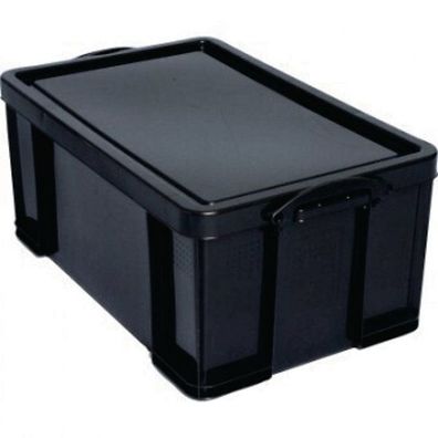 Aufbewahrungsbox Really Useful 64BK, 64 Liter, 710 x 440 x 310 mm, schwarz