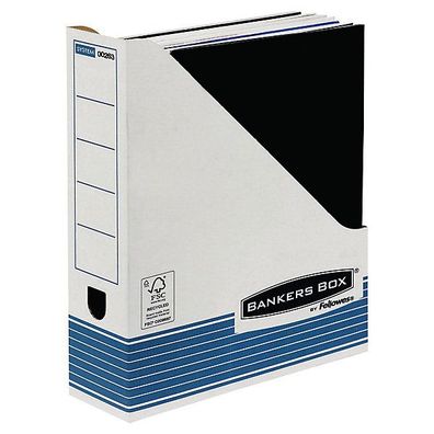 Stehsammler Fellowes 00263 System, Maße: 7,8 x 31,1 x 25,8 cm, 10 Stk, blau/ weiß