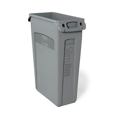 Abfallbehälter Slim Jim ECP 3540 Container, Fassungsvermögen: 87 Liter, grau