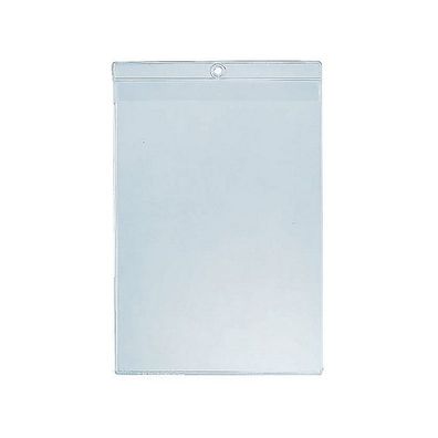Sichttasche Leitz 4095 PVC A5 oben offen mit Aufhängöse transparent für Ausweise