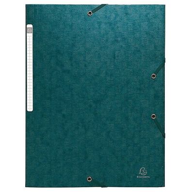 Eckspanner Exacompta 55853E, A4, aus Karton, Fassungsvermögen: 250 Blatt, grün