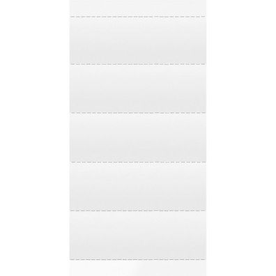 Blankoschilder Falken 11288172, für Vollsichtreiter 9.438.172, weiß, 100 Stück