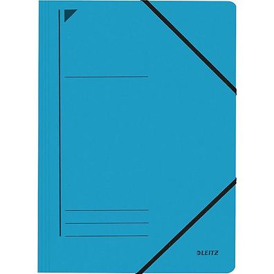 Eckspanner Leitz 3980, A4, aus Karton, Fassungsvermögen: 250 Blatt, blau