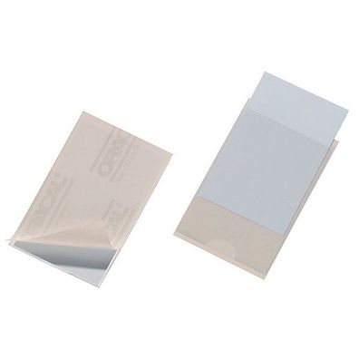 Selbstklebetaschen Durable Pocketfix 8079, 90 x 57mm, transparent, 10 Stück