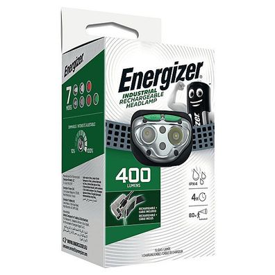 Stirnlampe Energizer 7638900434347, Ultra Vision, 400 Lumen, LED, schwarz