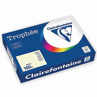 Farbpapier - Trophee - 1101C - A4 - 160 g/ m² - sand - 250 Blatt