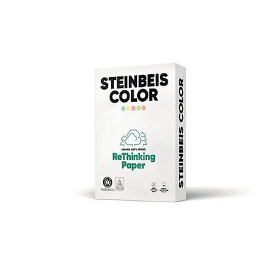Kopierpapier Steinbeis Color, recycelt, A4, 80g, pastelllachs, 500 Blatt