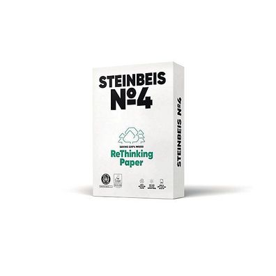 Kopierpapier Recycling Steinbeis No. 4, A3, 80g, 100erWeiße, 500 Blatt
