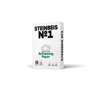 Kopierpapier Recycling Steinbeis No. 1, A4, 80g, 70er-Weiße, 500Bl
