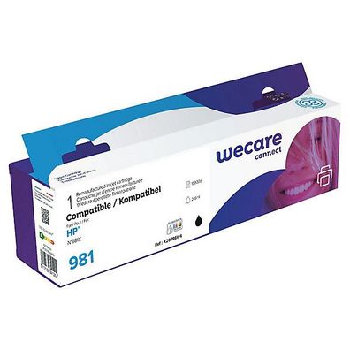 Tinte Wecare kompatibel mit HP 981X/ L0R12A, schwarz
