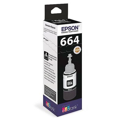 Tintenpatrone Epson T664140, Inhalt: 70ml, schwarz