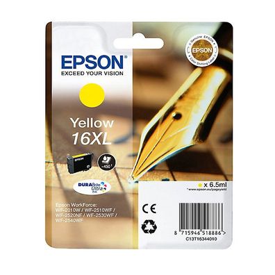 Tintenpatrone Epson T16344010, Inhalt: 6,5ml, gelb