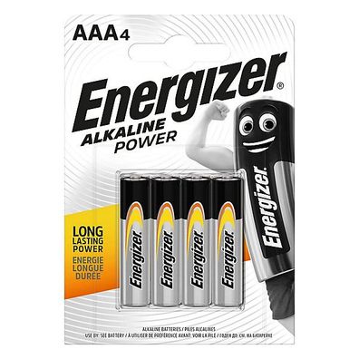 Alkaline Batterie Energizer AAA/ E92, 4 Stéck
