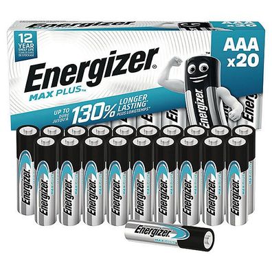 Batterie Energizer 638900, Micro, LR03/ AAA, 1,5 Volt, ECO, 20 Stéck