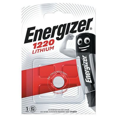 Batterie Energizer 638900, Knopfzelle, CR1220, 3 Volt, Lithium