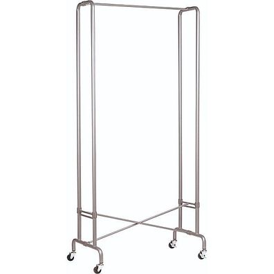 Unilux Mobile Garderobe, klappbar, 880 x 490 x 1800 mm, metallgrau