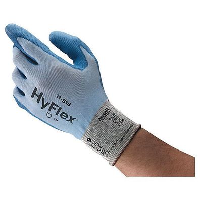 Mechanikschutzhandschuhe HYFLEX 11-518, Mehrzweck, Größe 11, blau 1 Paar