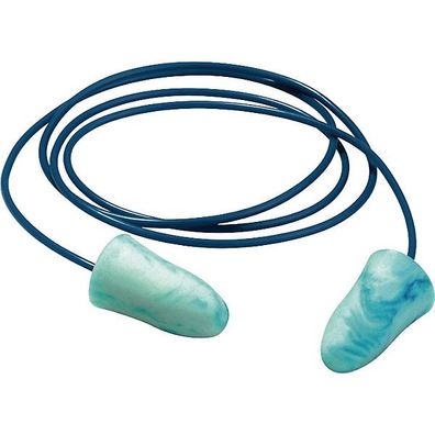 Gehörschutzstöpsel Moldex SparkPlugs, 32dB, mit Kordel, blau, 200 Paar